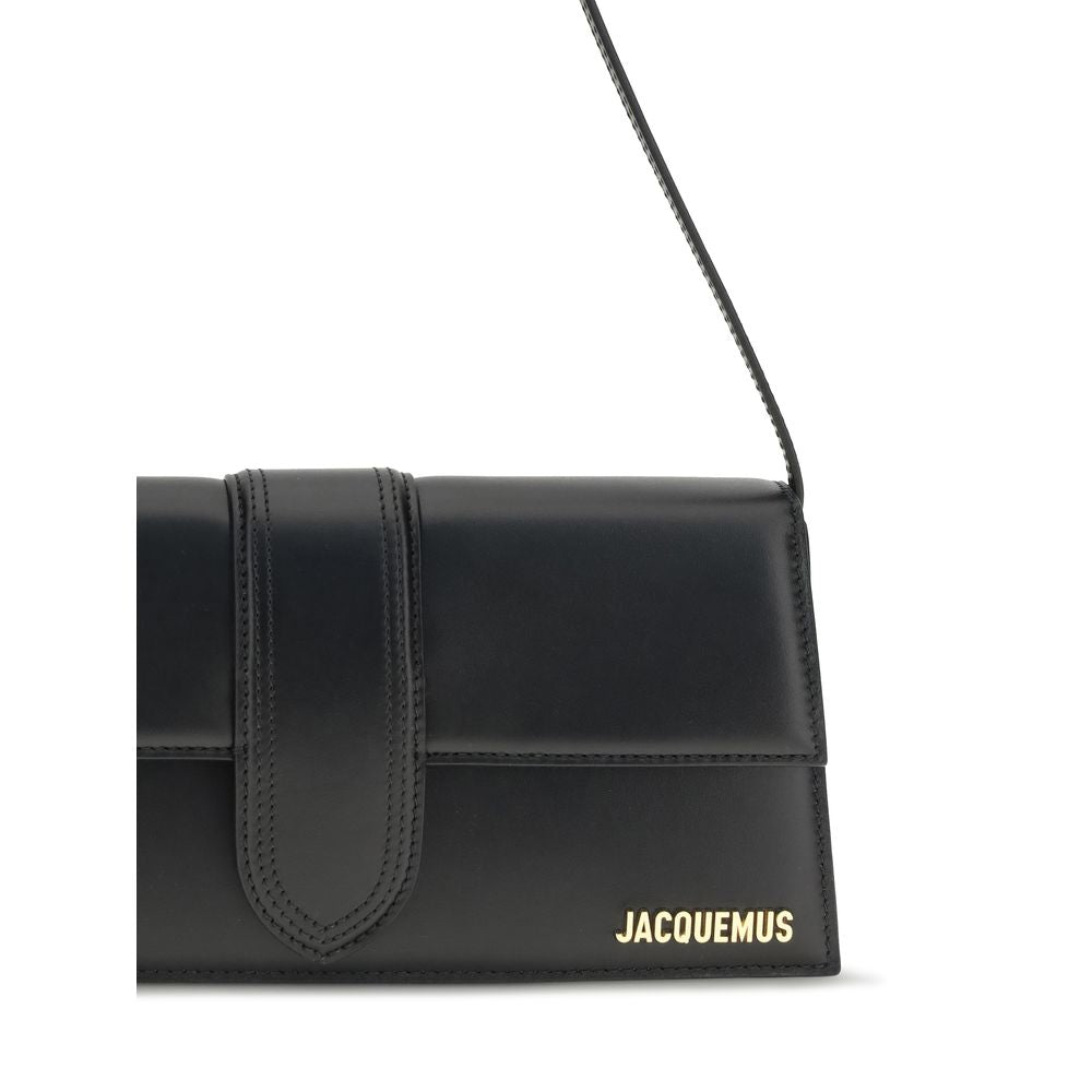 Jacquemus Le Bambino Black Leather Baguette Bag