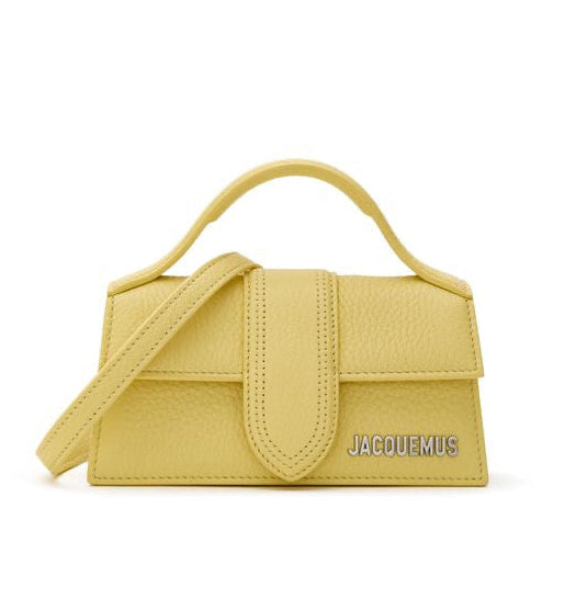 Jacquemus Le Grand Bambino Yellow Leather Bag