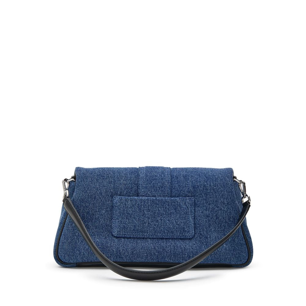 Jacquemus Blue Denim Le Bambimou Handbag