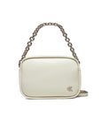 Calvin Klein Logo Top Handle Shoulder Bag - white