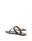 Gucci T-Bar Leather Flat Sandals