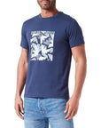 Emporio Armani Logo Pure Cotton T-Shirt - dark blue