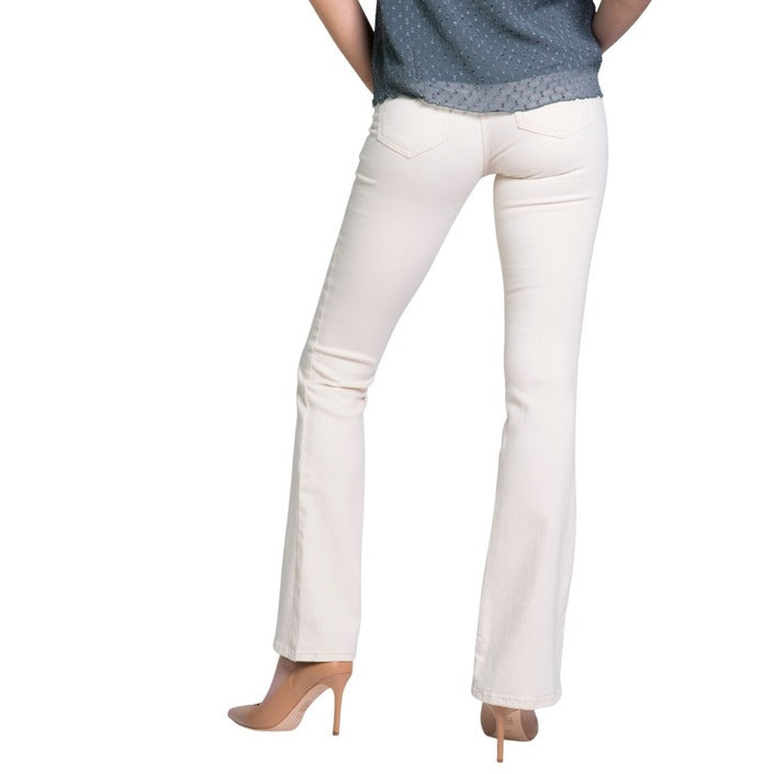 Only Minimalist Boot Cut White Denim Jeans