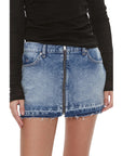 Tommy Hilfiger Jeans Logo Super Mini Denim Skirt