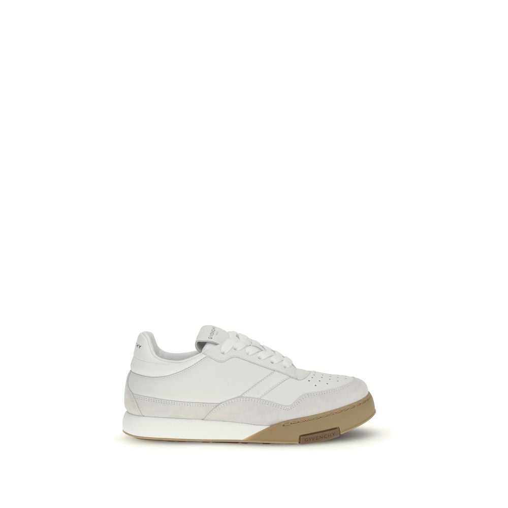 Givenchy Leather Low Top Lace-Up Sneakers