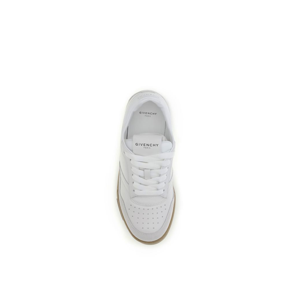Givenchy Leather Low Top Lace-Up Sneakers