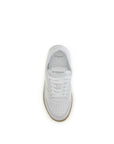 Givenchy Leather Low Top Lace-Up Sneakers