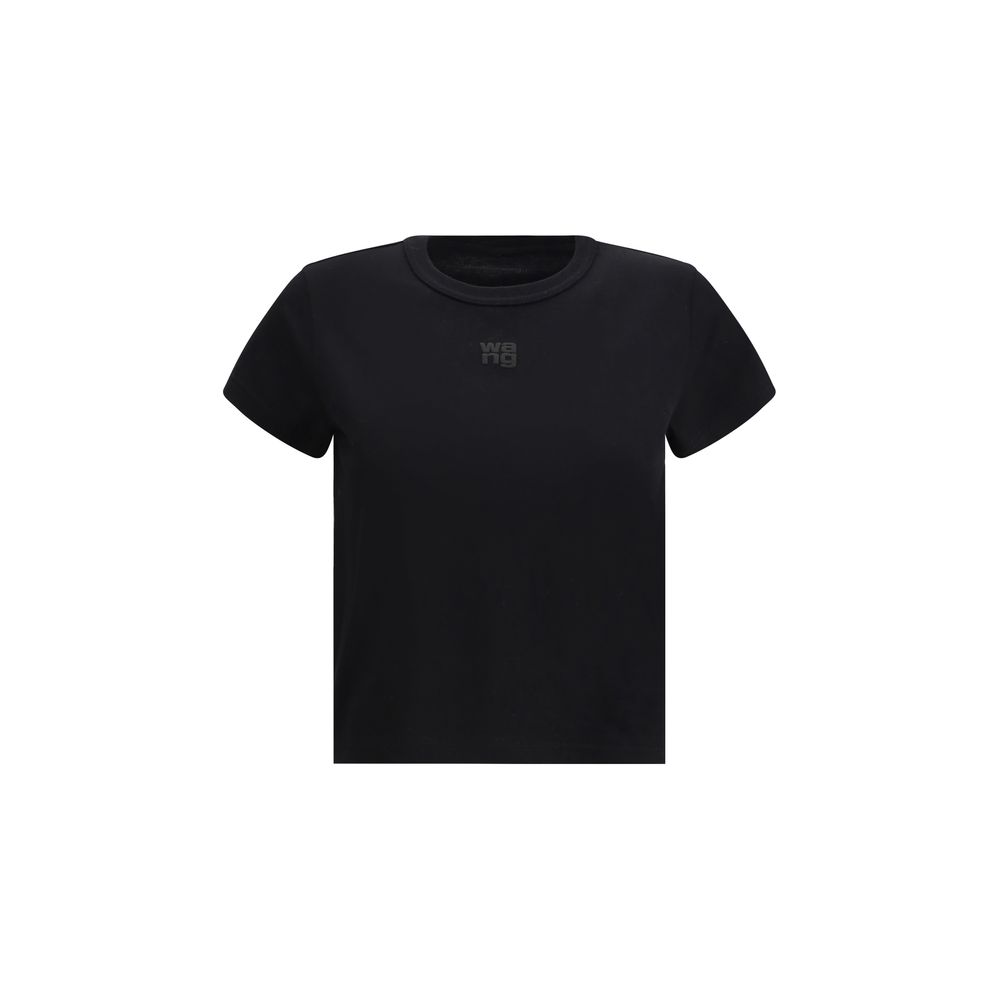 Alexander Wang Black Crewneck Cotton T-Shirt