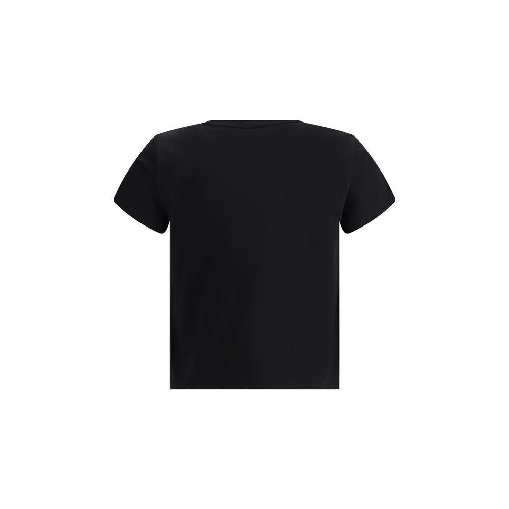 Alexander Wang Black Crewneck Cotton T-Shirt