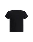Alexander Wang Black Crewneck Cotton T-Shirt
