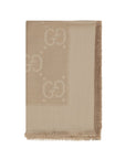 Gucci GG Wool-Silk Scarf