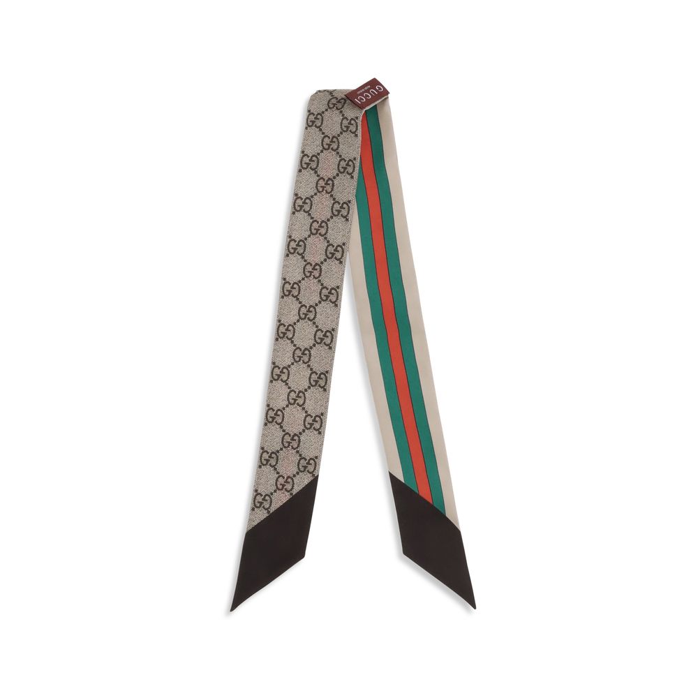 Gucci Reversible Thin Silk Scarf