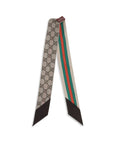 Gucci Reversible Thin Silk Scarf