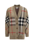 Burberry Checkered Longline Cardigan