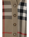 Burberry Checkered Longline Cardigan