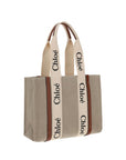 Chloé Top Handle Woody Tote Bag