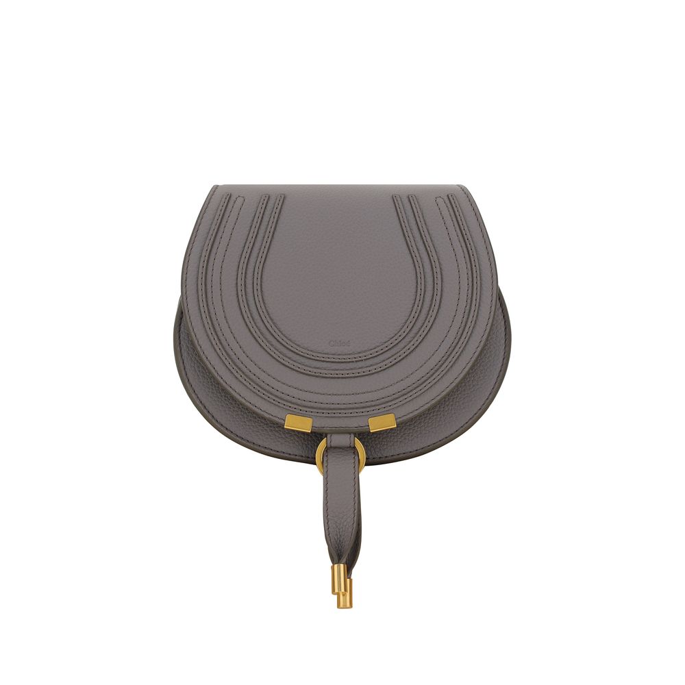 Chloé Leather Marcie Saddle Shoulder Bag