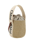 Chloé Mifuko Woody Raffia Bucket Shoulder Bag