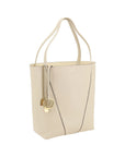 Chloé Spin Medium Cream Leather Tote & Shoulder Bag