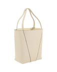 Chloé Spin Medium Cream Leather Tote & Shoulder Bag