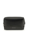 Marni Bumbag Leather Shoulder Bag - Black