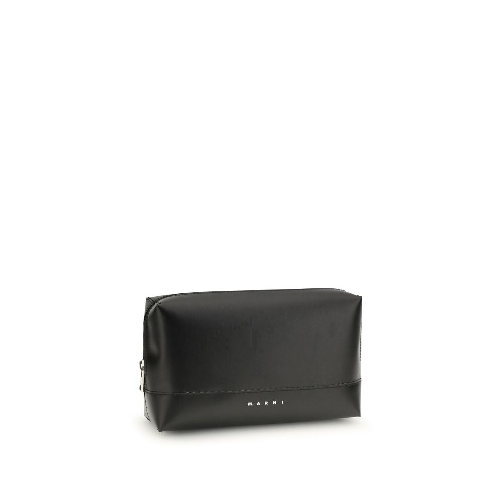 Marni Bumbag Leather Shoulder Bag - Black