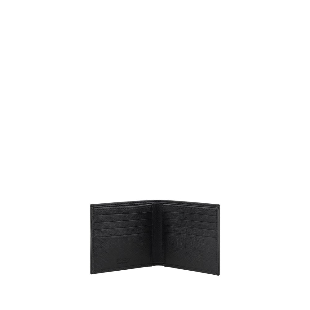 Prada Re-Nylon Bifold Wallet - Black