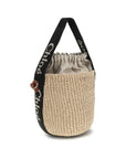 Chloé Woody Raffia Bucket Shoulder Bag