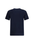 Burberry Checkered Shoulder Blue T-Shirt