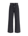 Chloé High Rise Raw Hem Jeans