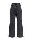 Chloé High Rise Raw Hem Jeans