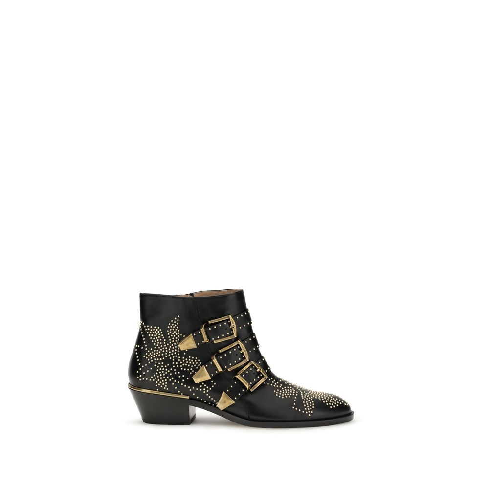 Chloé Studded Susan Ankle Boots