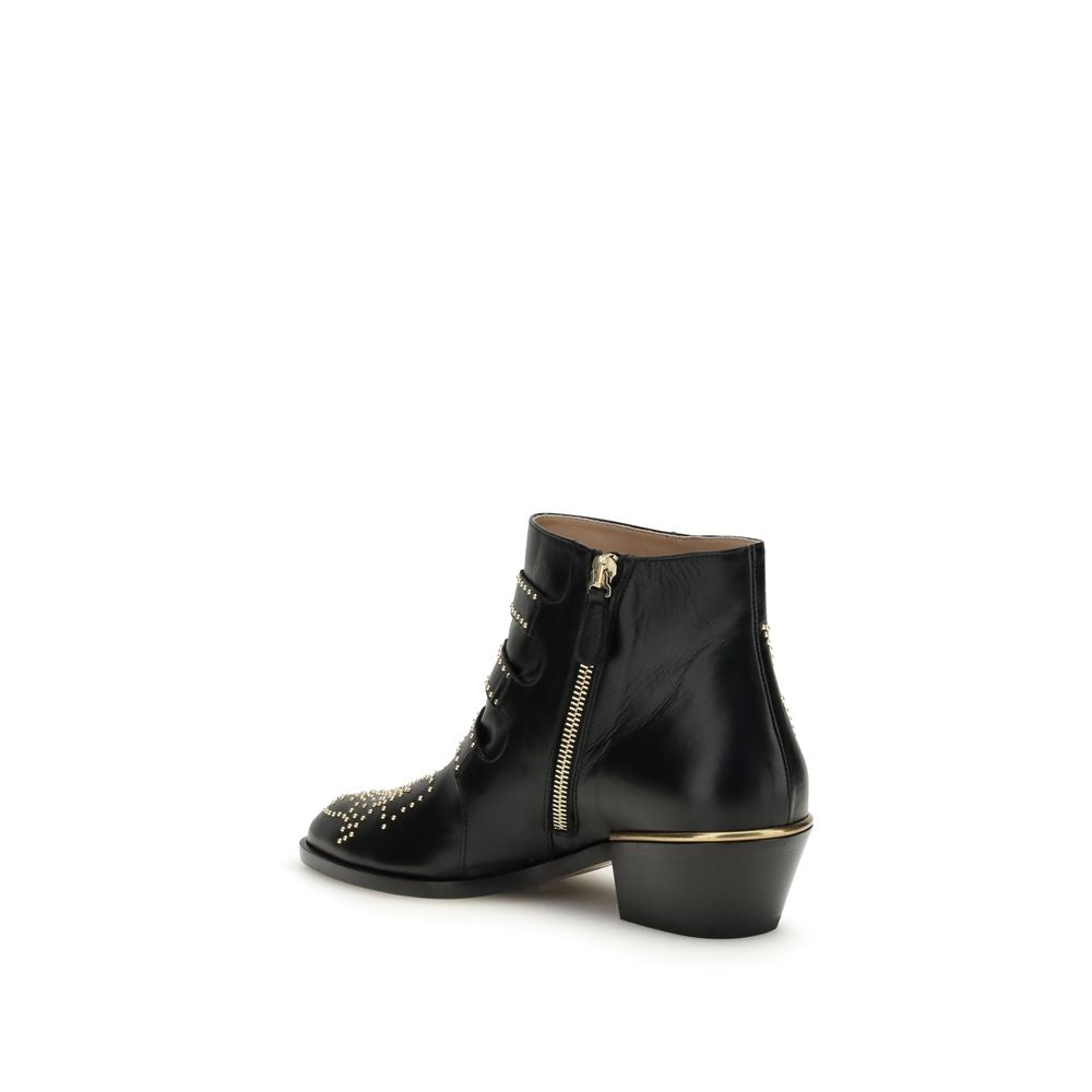 Chloé Studded Susan Ankle Boots