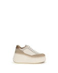 Chloé Leather Nama High Platform Sneakers