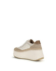 Chloé Leather Nama High Platform Sneakers