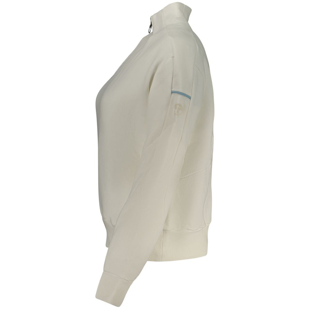 North Sails Cotton Zip Sweatshirt - White