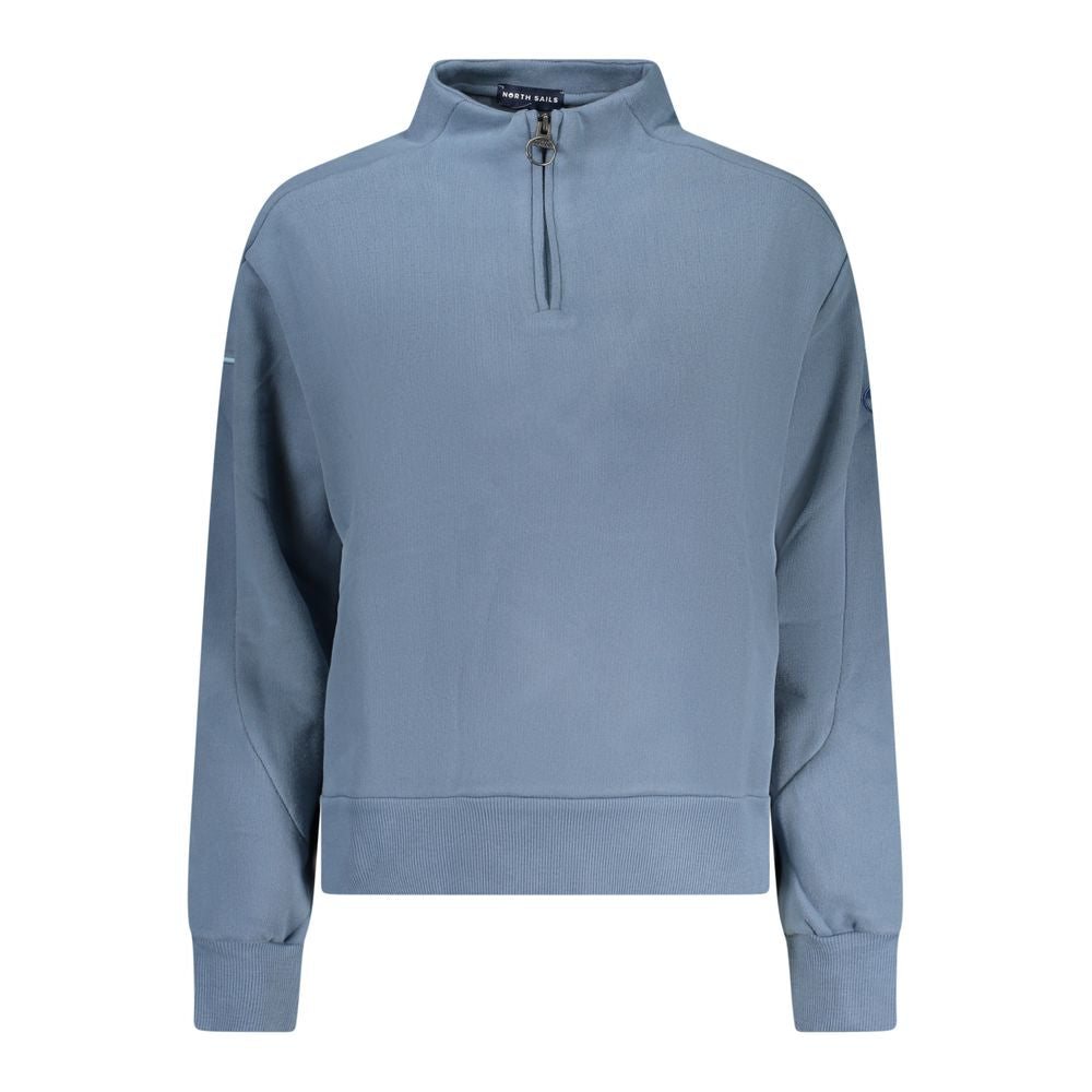 North Sails Cotton Zip Sweatshirt - Blue