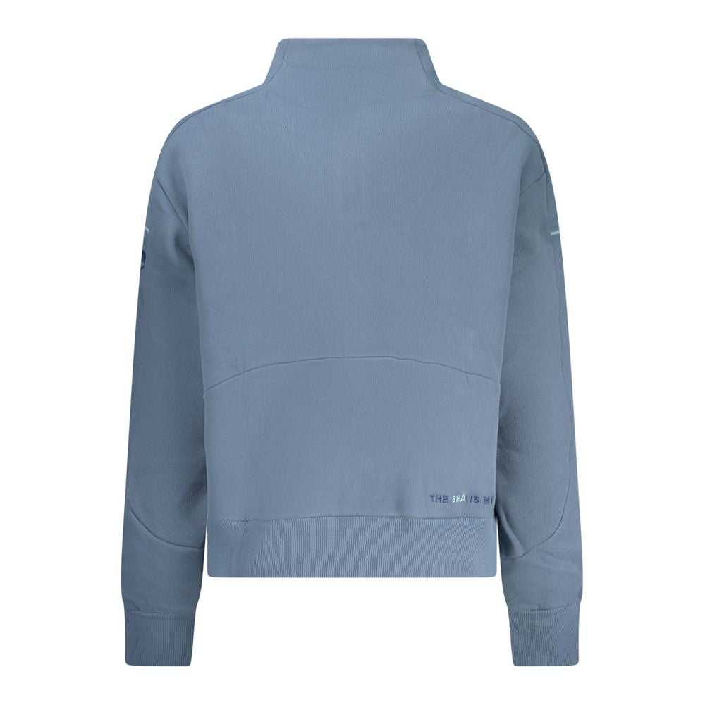 North Sails Cotton Zip Sweatshirt - Blue