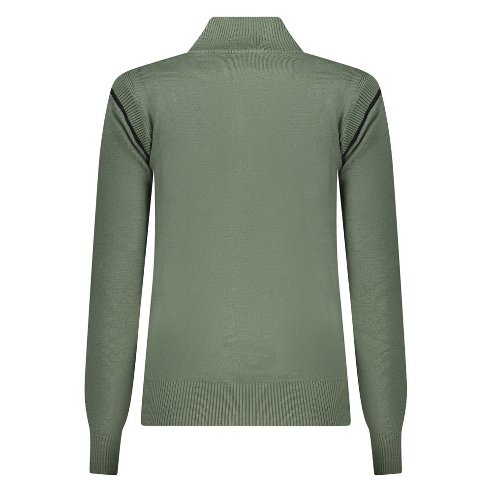 North Sails Turtleneck Zip Sweater - Green