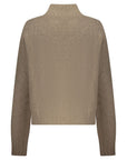 North Sails Wool-Cashmere Cable Knit Sweater - Taupe Brown