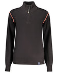 North Sails Turtleneck Zip Sweater - Black