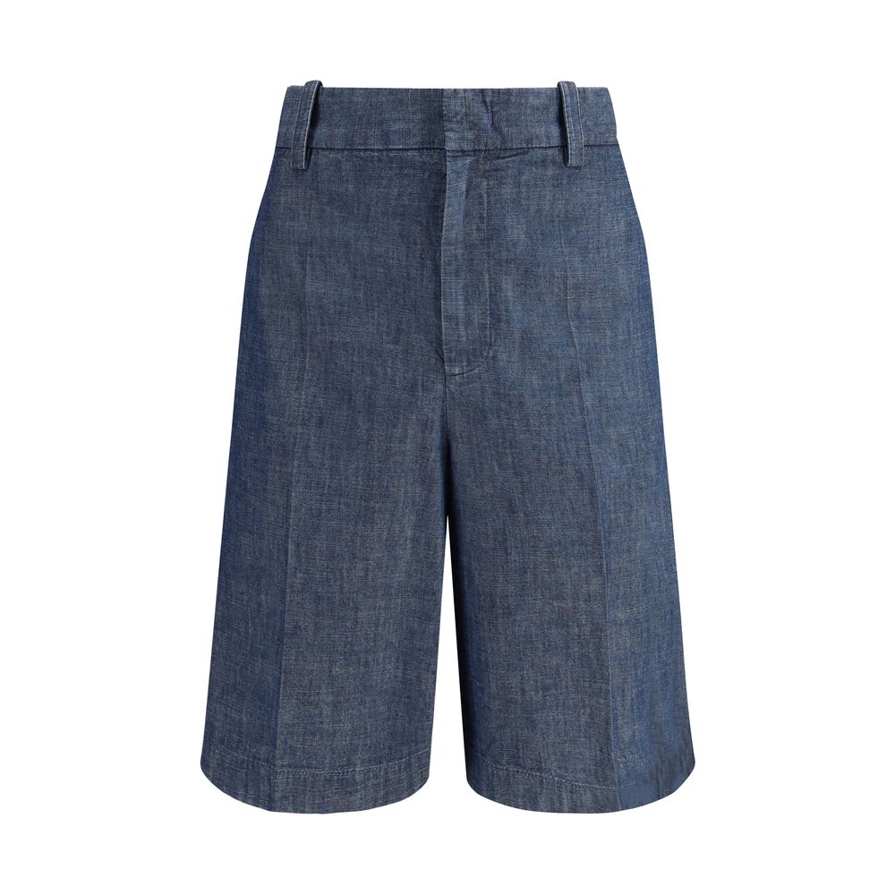 Jil Sander Bermuda Long Shorts - Blue