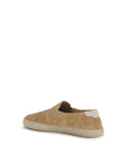 Brunello Cucinelli Beige Suede Leather Espadrilles