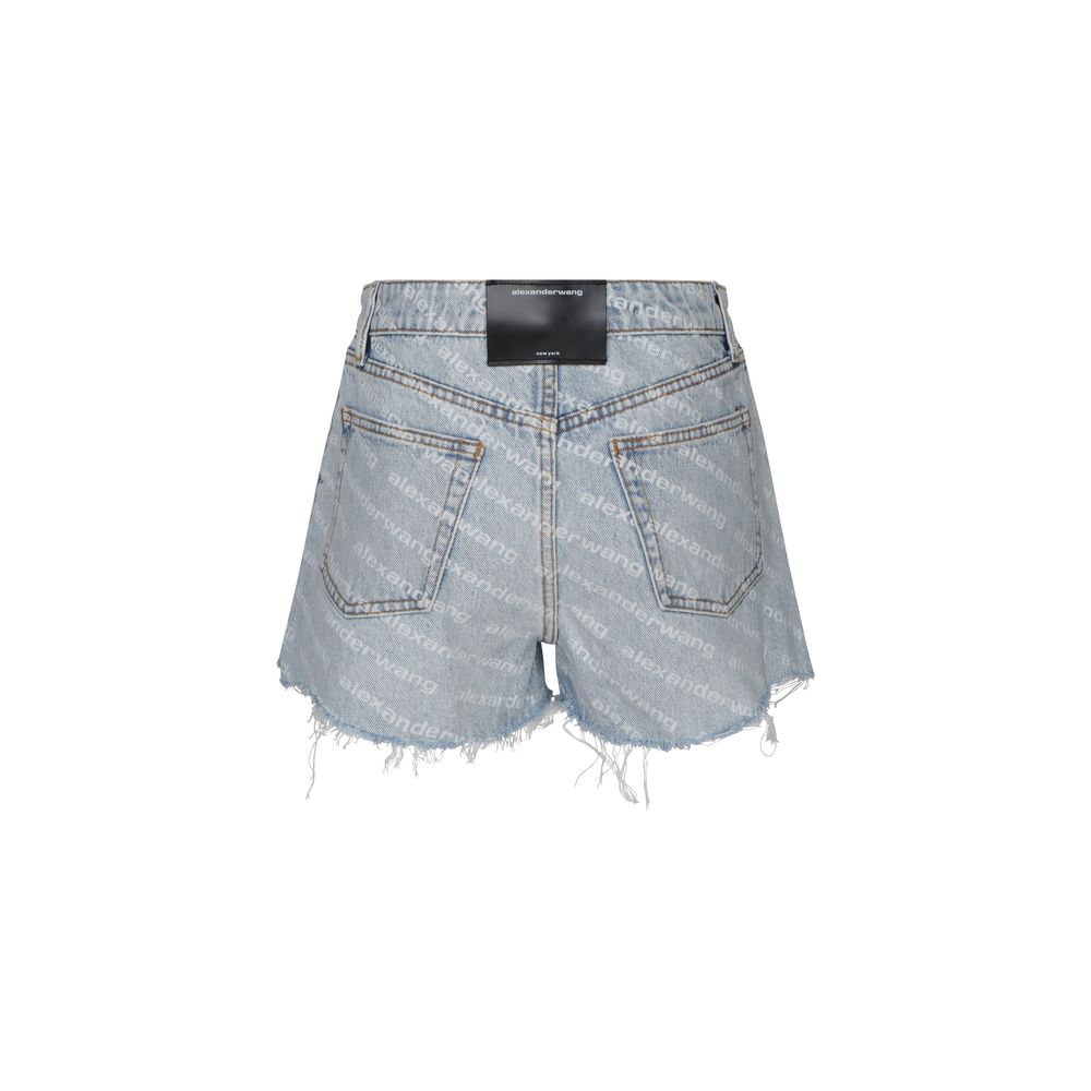 Alexander Wang Blue Bermuda Shorts