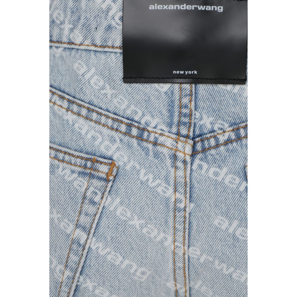 Alexander Wang Blue Bermuda Shorts