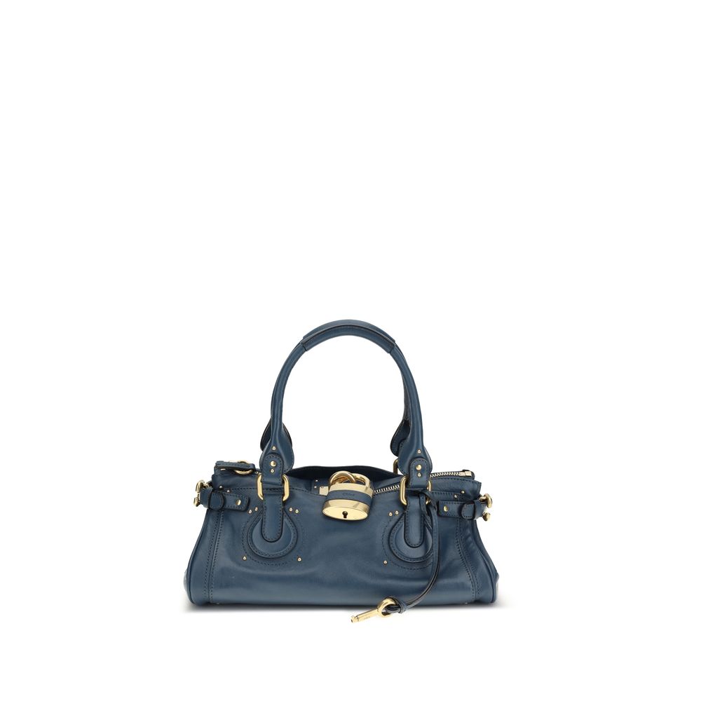 Chloé Blue Paddington Shoulder Bag