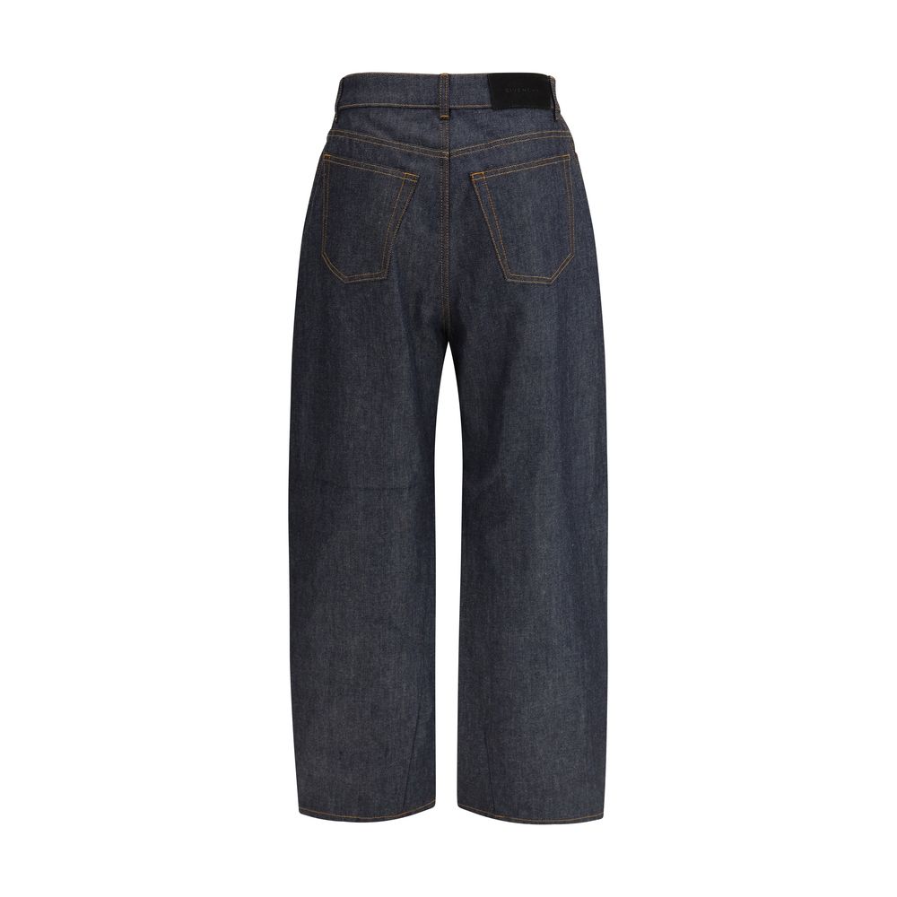 Givenchy Raw Cocoon Barrel Denim Pants