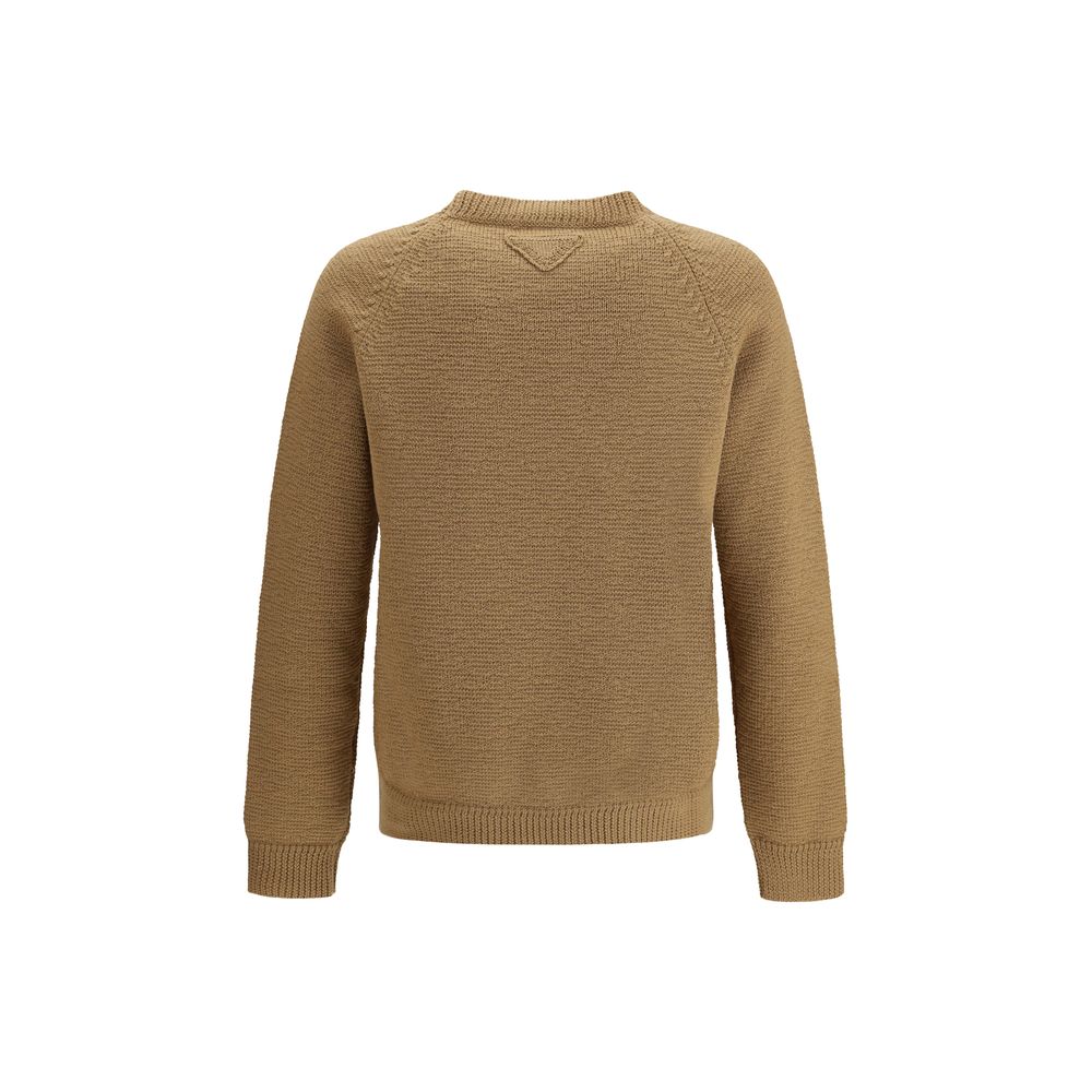 Prada Warm Beige Wool Sweater