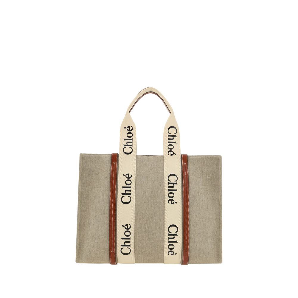 Chloé Top Handle Woody Large Tote Bag