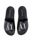 Armani Exchange Oversized A|X Logo Slides